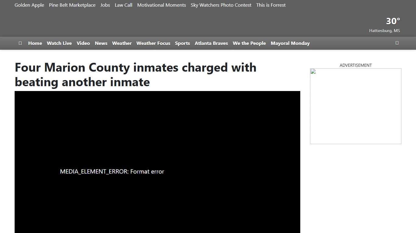 Four Marion County inmates charged with beating another inmate